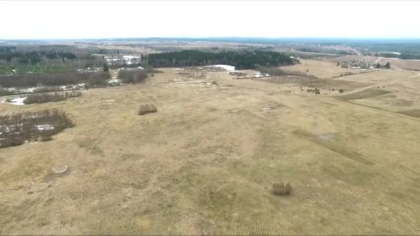 Panorama Sobre Paisagem Com Rotação — Vídeo de Stock