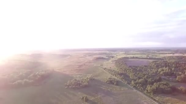 Panorama Landschap Met Rotatie — Stockvideo