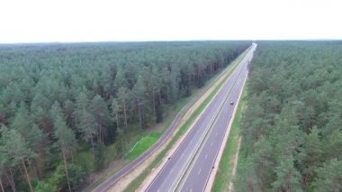 Panorama Forest yakınındaki karayolu üzerinde