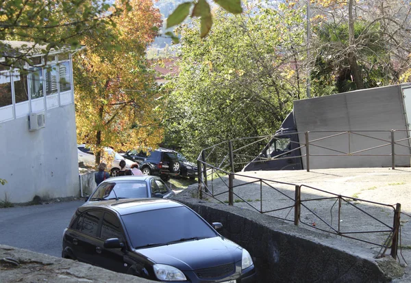 tatlı Kasım ayında Soçi şehir sonbahar limanlarda