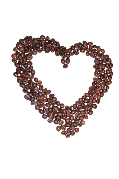 Heart Coffee Beans — Stock Photo, Image