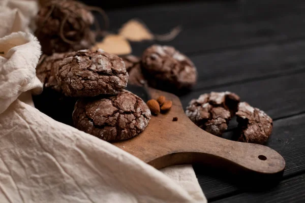 Galletas con chips de chocolate — Foto de Stock