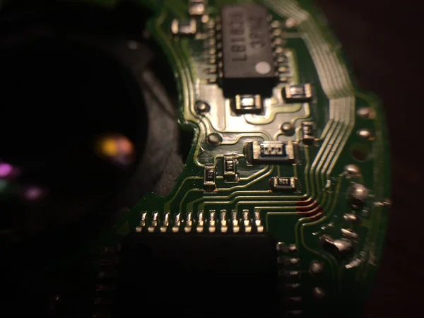 コンピュータ 回路基板のクローズアップ — ストック写真