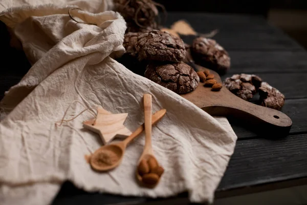 Galletas con chips de chocolate — Foto de Stock