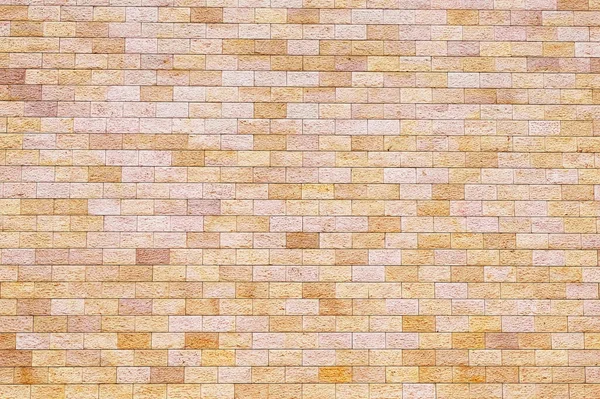 Background of brick wall texture cream and yellow color.