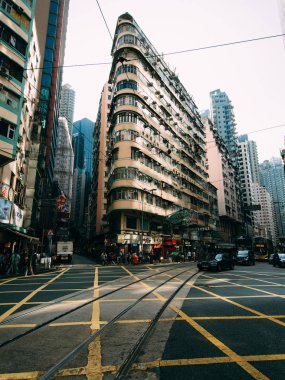 modern Hong Kong şehir yaşamın fotoğraf
