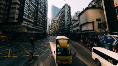 modern Hong Kong şehir yaşamın fotoğraf
