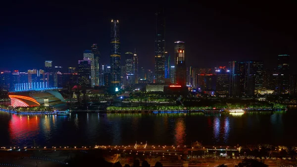 Moderne Wolkenkratzer Der Stadt Guangzhou China — Stockfoto