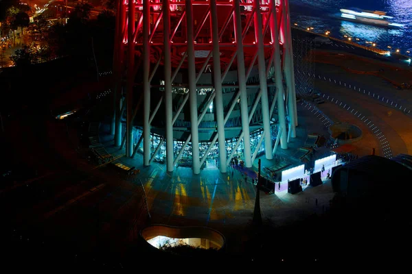 Guangzhou Canton Tower Formeel Guangzhou Astronomische Sightseeing Tower Nacht Weergave — Stockfoto