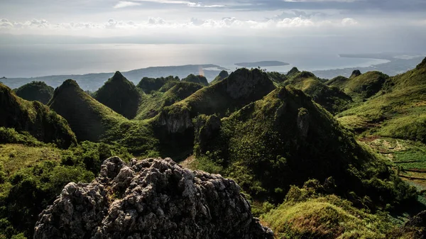 Foto Cênica Bela Osmea Peak Cebu Filipinas — Fotografia de Stock