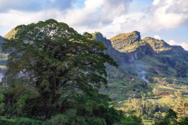 güzel Osmea Peak manzara çekim, Cebu, Filipinler