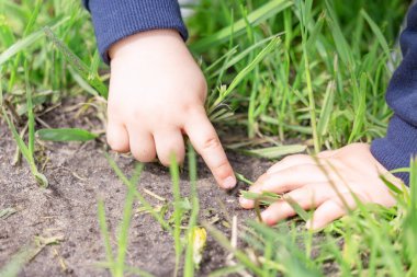 Bir çocuk her şeye kendi elleriyle dokunarak dünyayı öğrenir.