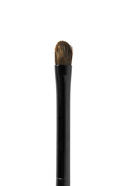 Zbliżenie Brush Makijaż Białym Tle — Zdjęcie stockowe