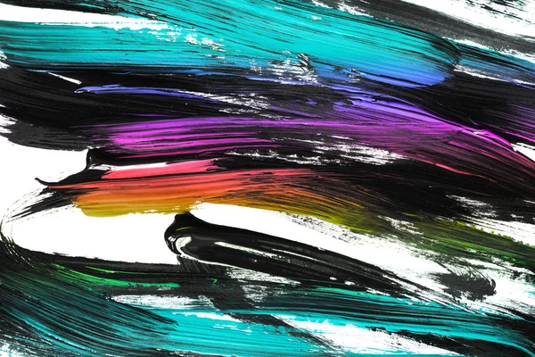 Kleurrijke gouache schilderkunst — Stockfoto