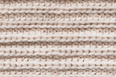 Bej örme yün doku closeup arka plan olarak