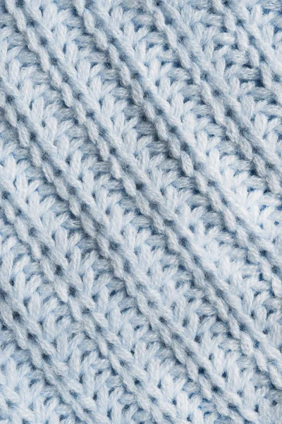 編み物の背景としてクローズ アップ青ジェウク — ストック写真