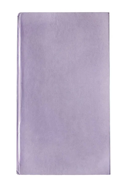 Capa Livro Roxo Branco Fundo Branco — Fotografia de Stock