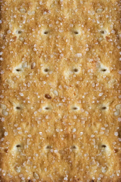 Sůl Obilí Cracker Textury Detailní Jako Pozadí — Stock fotografie