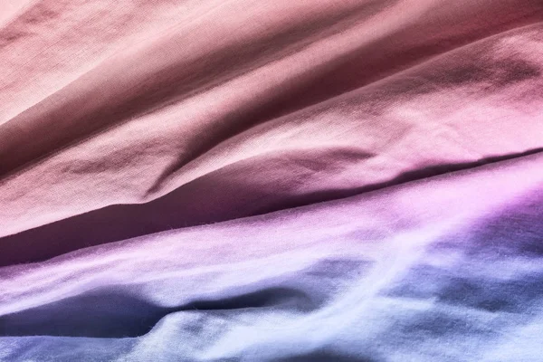 Пастельно Розовое Голубое Льняное Полотно Фоне — стоковое фото