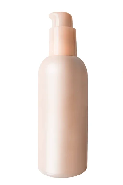 Рожева Косметика Порожня Трубка Ізольована Над Білим — стокове фото
