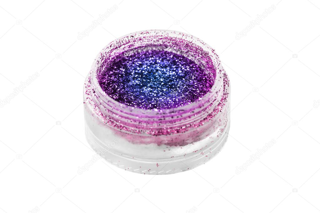 Duochrome glitter isolated
