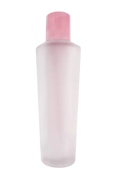 Roze fles geïsoleerd — Stockfoto