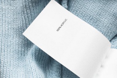 Kompozisyon giysi etiketi