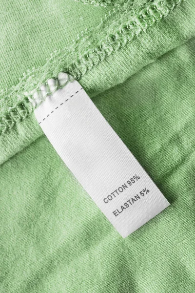 Composición ropa etiqueta — Foto de Stock