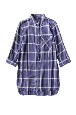 Plaid gömlek izole