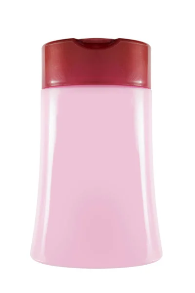 Rosafarbene Flasche isoliert — Stockfoto