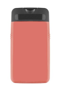 izole kırmızı şişe