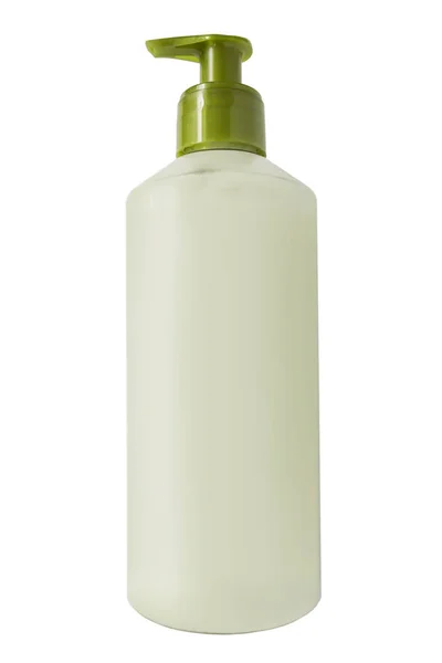 Botella verde aislado — Foto de Stock