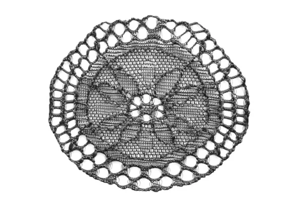 Black lace isolated — Stock Photo, Image