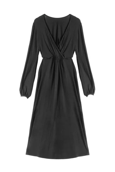 Black dress isolated — Stock Photo, Image