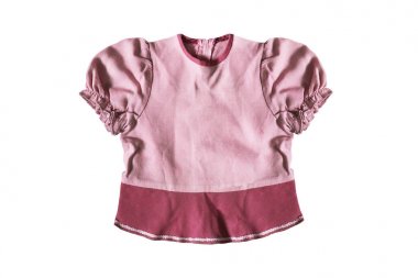 Pink shirt isolated