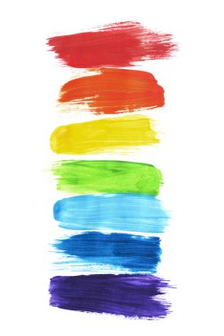 İzole fırça darbeleri