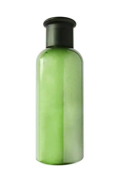 Zielone butelki na białym tle — Zdjęcie stockowe