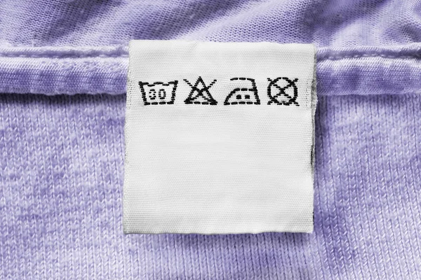 Care clothes label