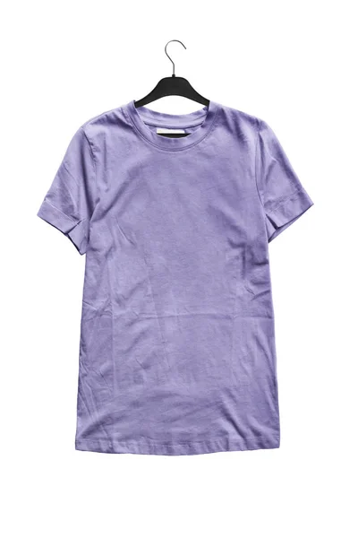 T-shirt on hanger isolated — Stock Photo, Image