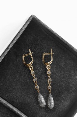 bir kutu içinde küpe