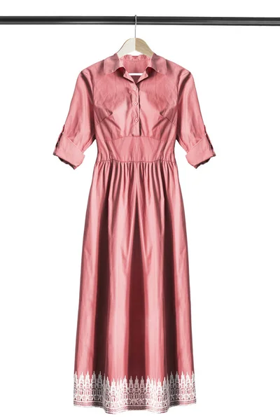 Dress on hanger isolated — Stock Photo, Image