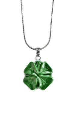 Clover pendant isolated clipart