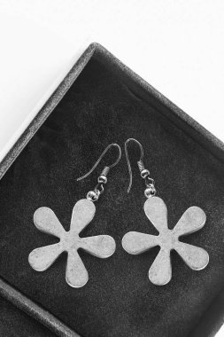 bir kutu içinde küpe