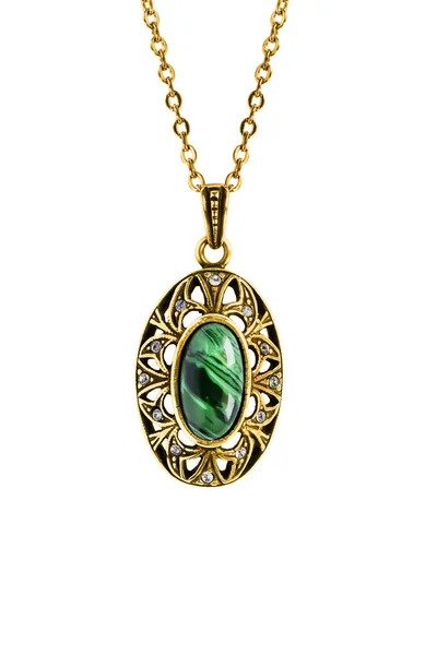 Vintage pendant isolated — Stock Photo, Image