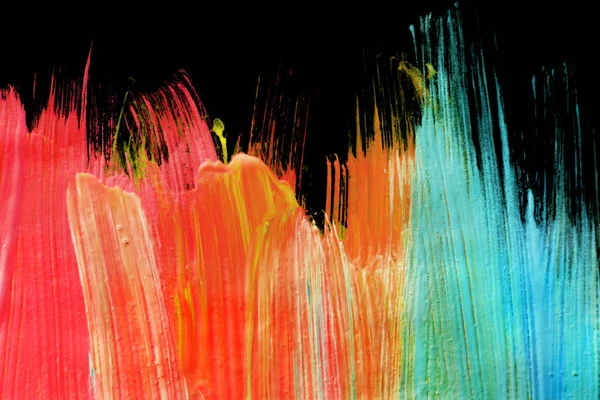 抽象的なカラフルなネオン絵画 — ストック写真