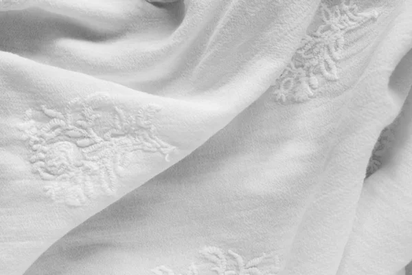 Fondo textil blanco — Foto de Stock