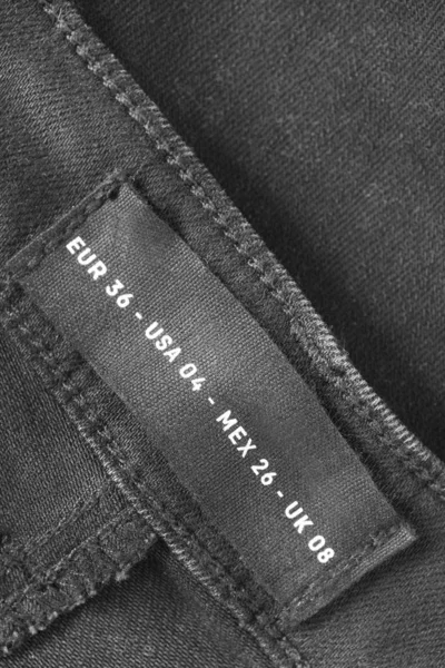 04 size clothes label