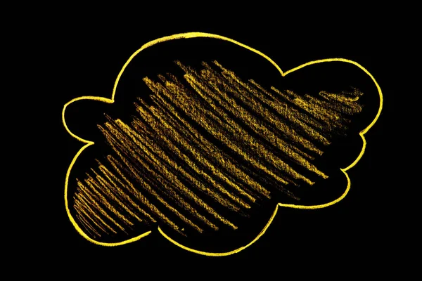Nube amarilla — Foto de Stock