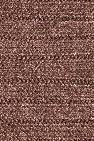 Texture tricotée marron — Photo