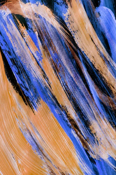 Orange and blue painting — Stockfoto